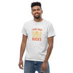 THIS DAD ROCKS men's t-shirt - - Dad t-shirts - Printoo Shop