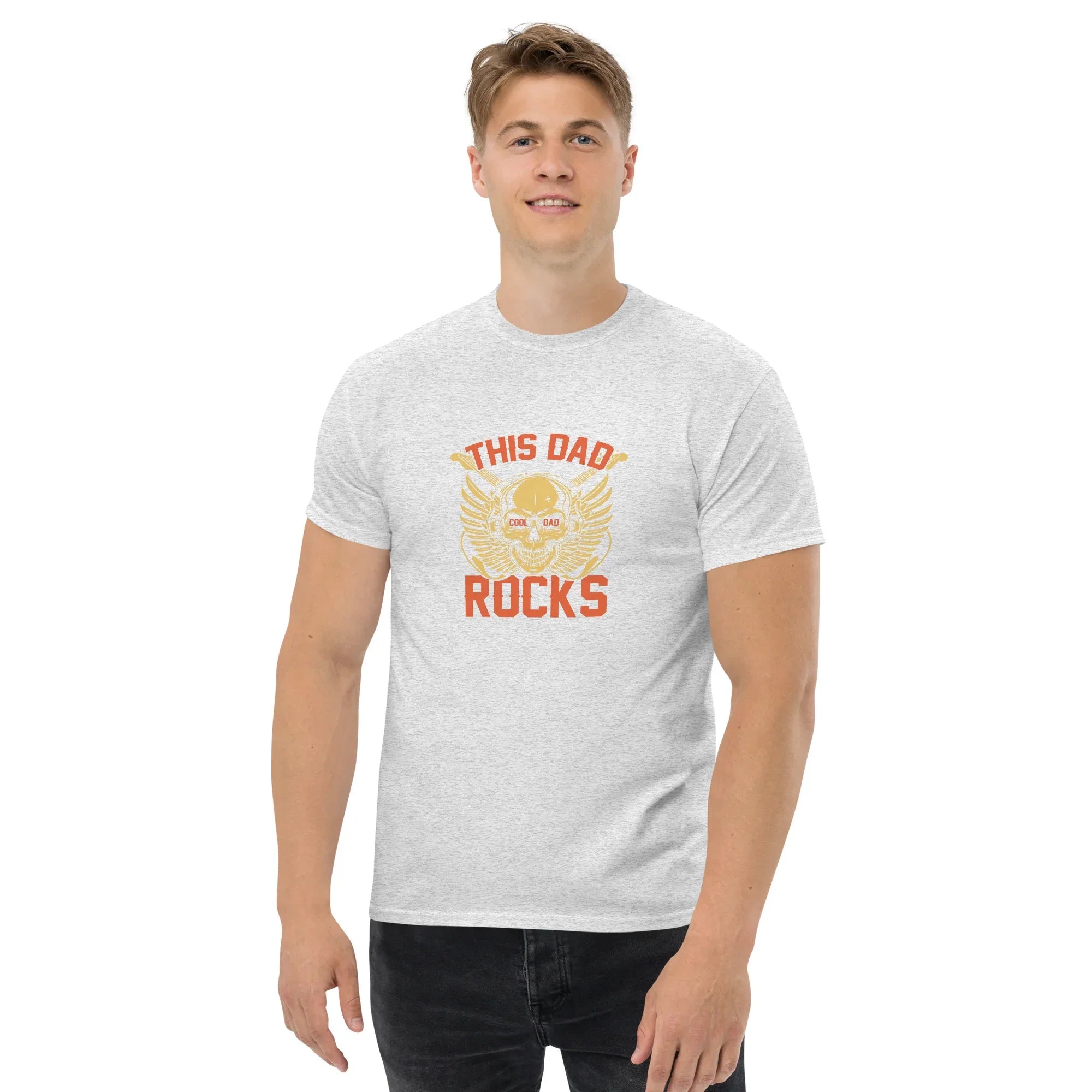 THIS DAD ROCKS men's t-shirt - Printoo Shop - - Father's Day, men's t-shirt, Men’s Classic Tee | Gildan 5000, t-shirt