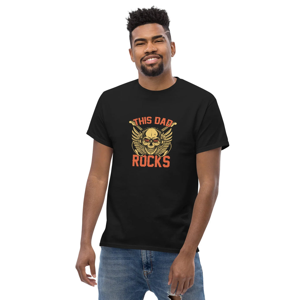 THIS DAD ROCKS men's t-shirt - - Dad t-shirts - Printoo Shop