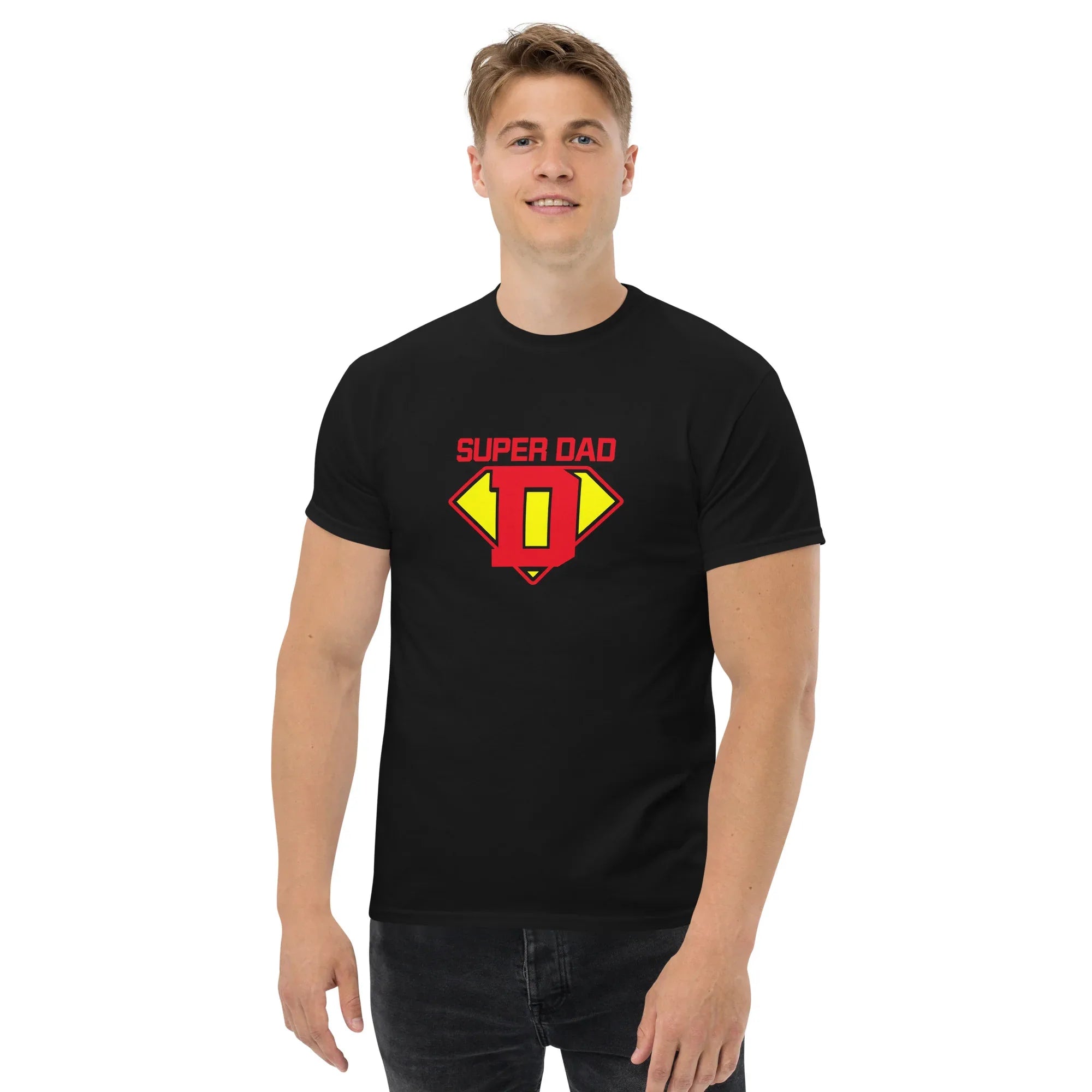 SUPER DAD Men's tee - Printoo Shop - - everyday hero, Father's Day, fatherhood, men's tee, regular fit, streetwear, superdad, t-shirt, tee