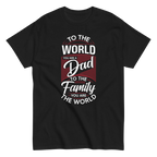 DAD'S WORLD Men's tee - - Dad t-shirts - Printoo Shop