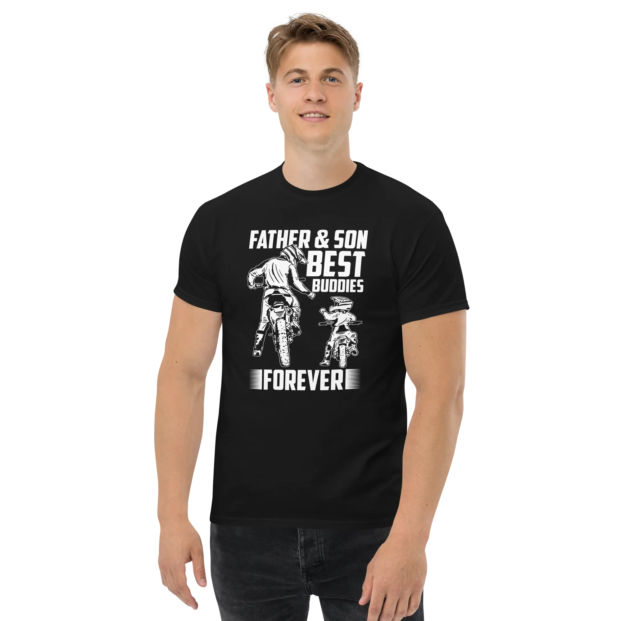 FATHER AND SON men's t-shirt - Printoo Shop - - Father's Day, men's t-shirt, Men’s Classic Tee | Gildan 5000, t-shirt