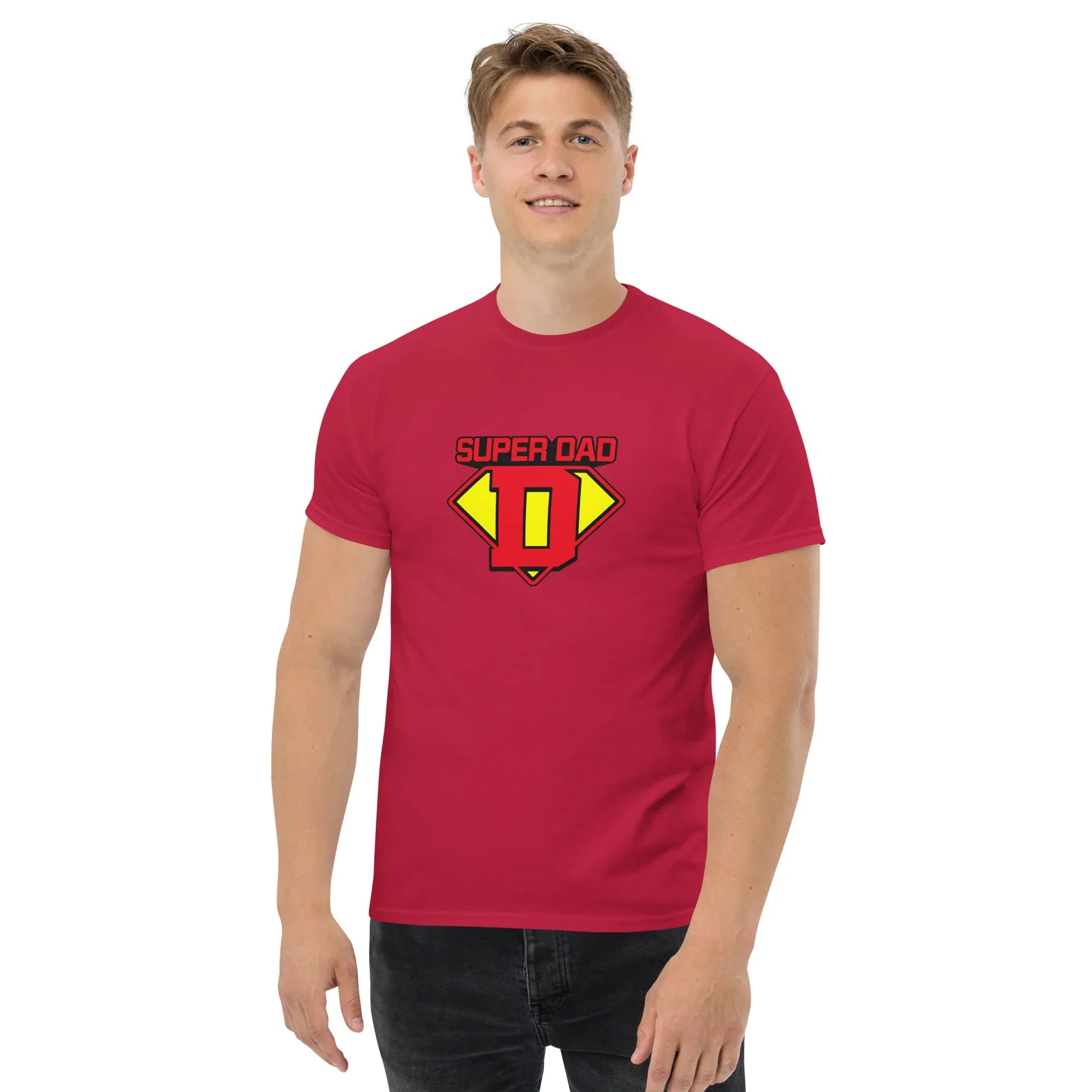 SUPER DAD Men's tee - Printoo Shop - - everyday hero, Father's Day, fatherhood, men's tee, regular fit, streetwear, superdad, t-shirt, tee