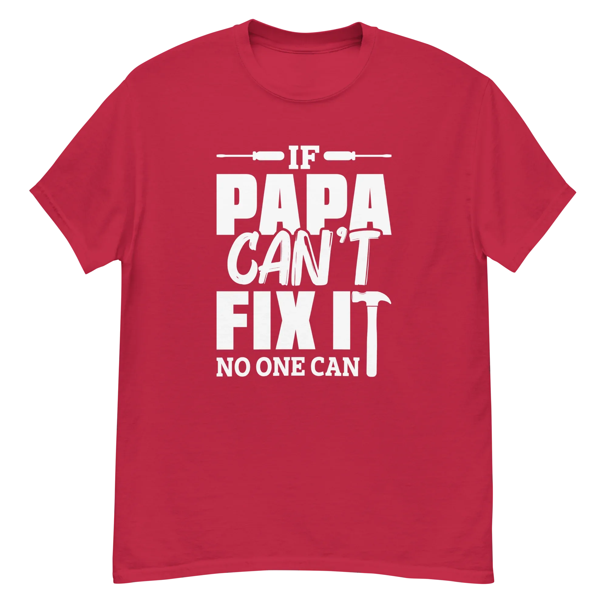 PAPA'S FIX IT men's t-shirt - Printoo Shop - - Father's Day, men's t-shirt, Men’s Classic Tee | Gildan 5000, t-shirt