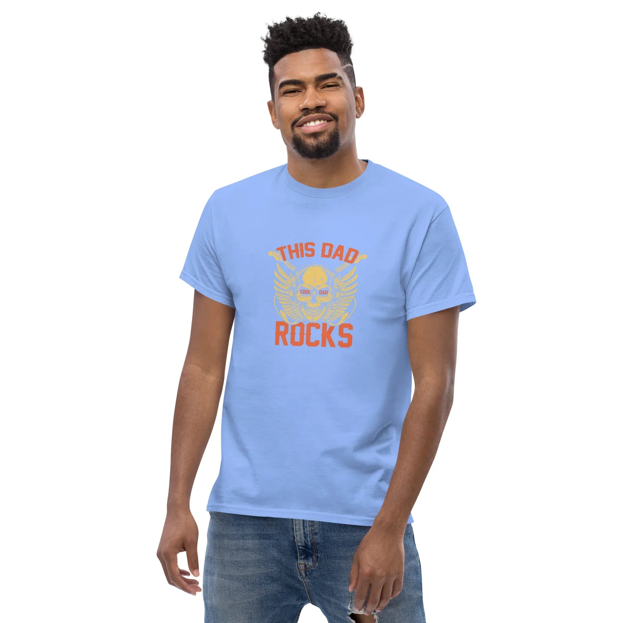 THIS DAD ROCKS men's t-shirt - - Dad t-shirts - Printoo Shop