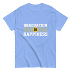 GRADUATION IS HAPPINESS men's t-shirt - - Graduation shirts - Printoo Shop