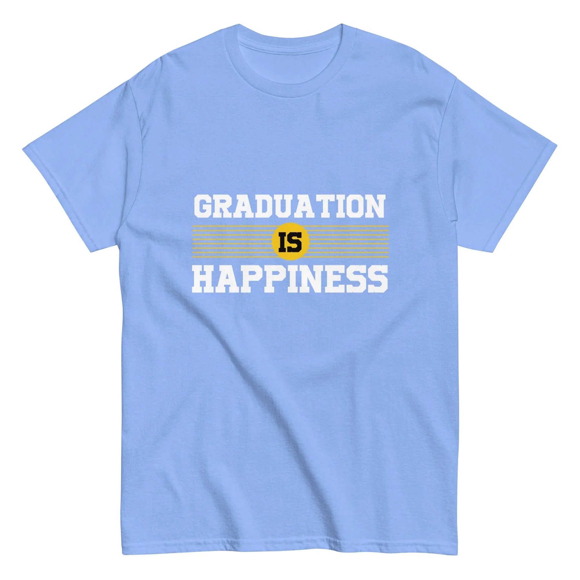 GRADUATION IS HAPPINESS men's t-shirt - - Graduation shirts - Printoo Shop