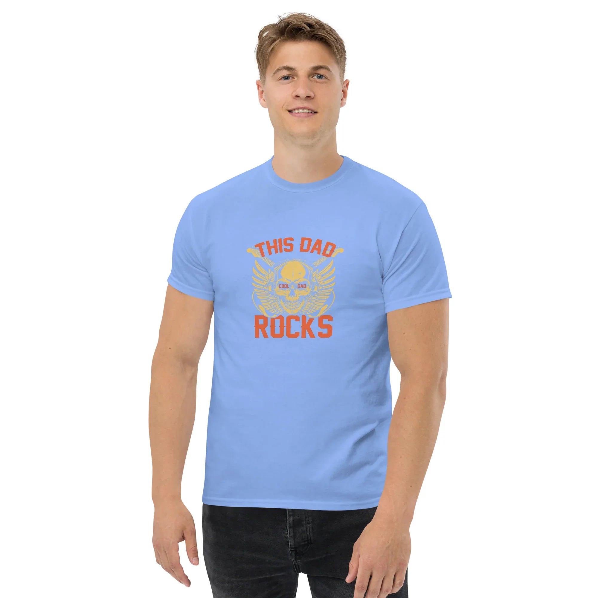 THIS DAD ROCKS men's t-shirt - Printoo Shop - - Father's Day, men's t-shirt, Men’s Classic Tee | Gildan 5000, t-shirt