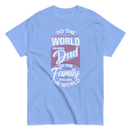 DAD'S WORLD Men's tee - - Dad t-shirts - Printoo Shop