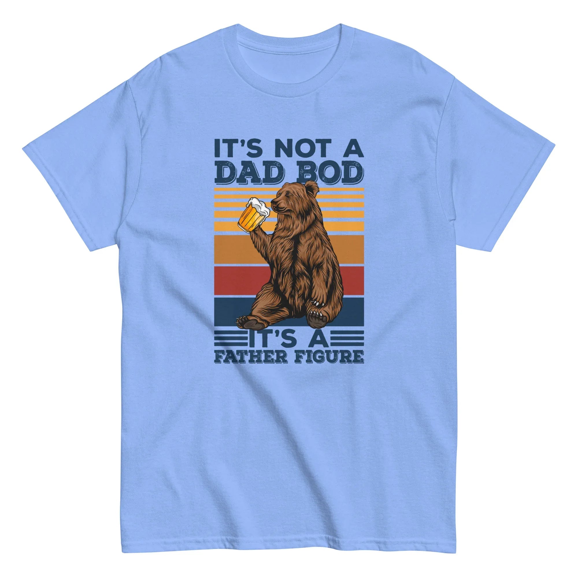 FATHER FIGURE DAD BOD men's t-shirt - Maroon / S - Printoo Shop - 1188023_12634