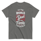 DAD'S WORLD Men's tee - - Dad t-shirts - Printoo Shop
