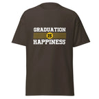 GRADUATION IS HAPPINESS men's t-shirt - - Graduation shirts - Printoo Shop