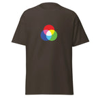 RGB CIRCLES men's t-shirt - Maroon / S - Printoo Shop - 7743944_12634