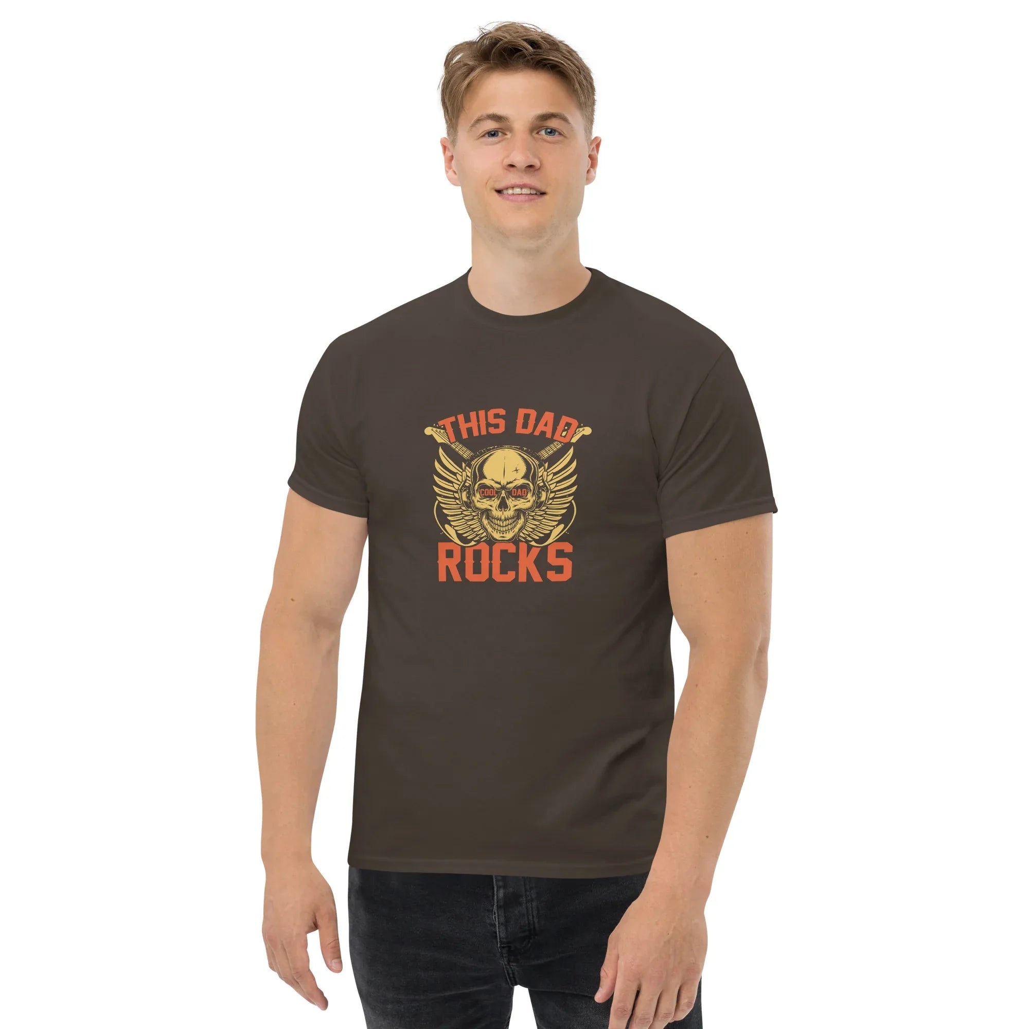 THIS DAD ROCKS men's t-shirt - Printoo Shop - - Father's Day, men's t-shirt, Men’s Classic Tee | Gildan 5000, t-shirt