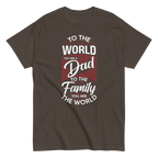 DAD'S WORLD Men's tee - - Dad t-shirts - Printoo Shop