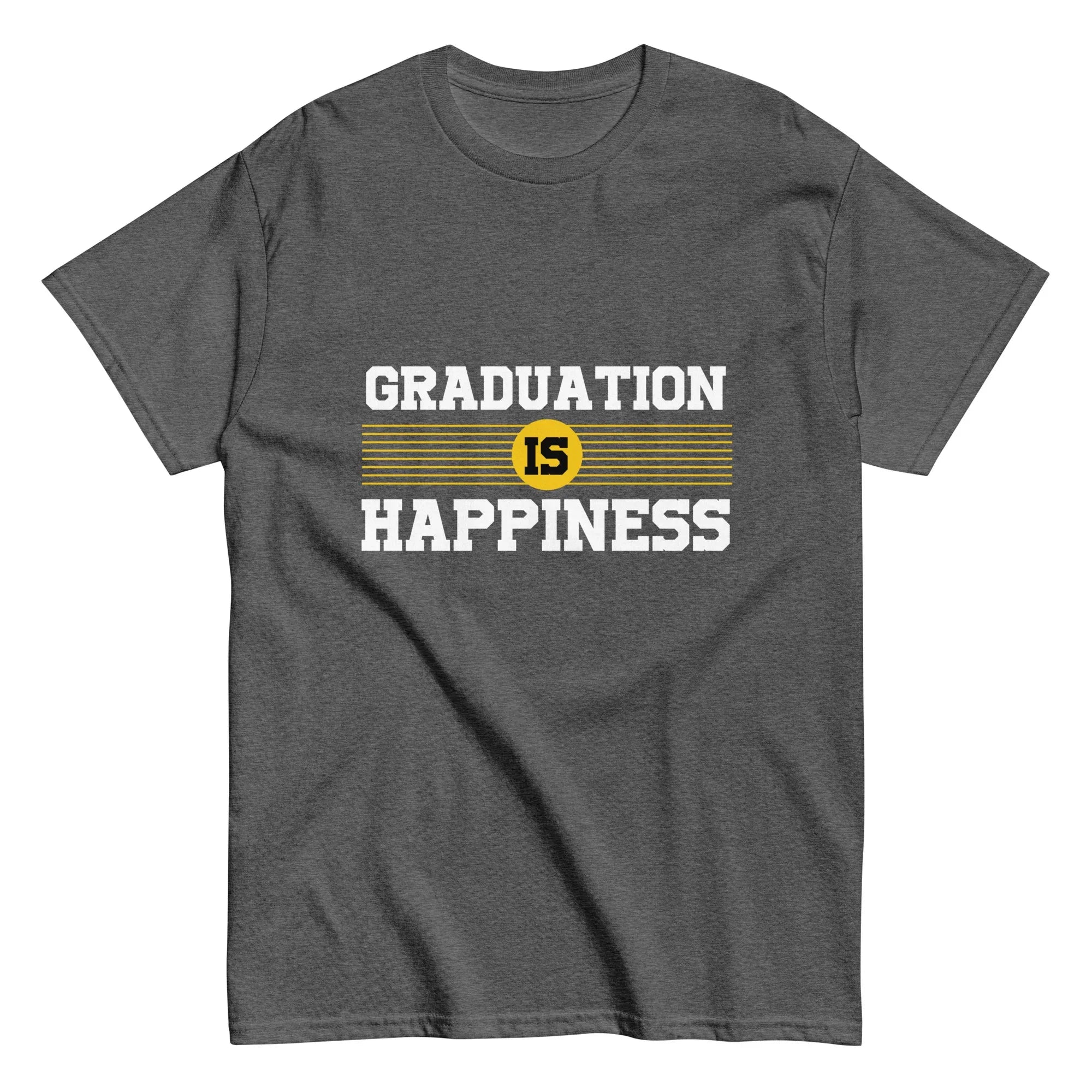 GRADUATION IS HAPPINESS men's t-shirt - - Graduation shirts - Printoo Shop