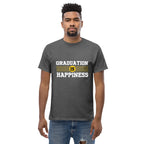 GRADUATION IS HAPPINESS men's t-shirt - - Graduation shirts - Printoo Shop