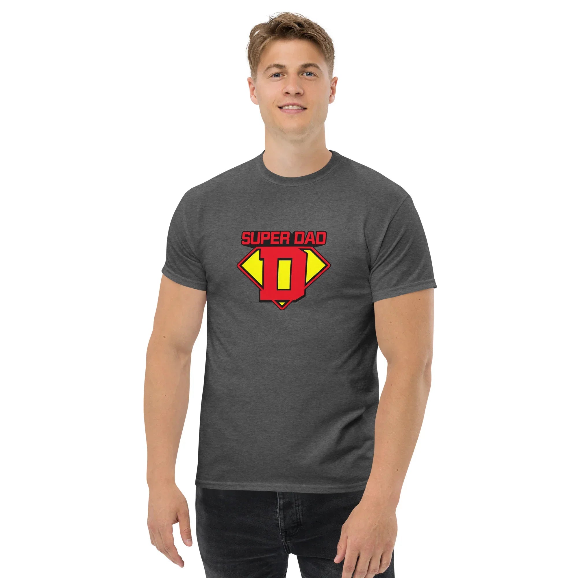 SUPER DAD Men's tee - Printoo Shop - - everyday hero, Father's Day, fatherhood, men's tee, regular fit, streetwear, superdad, t-shirt, tee