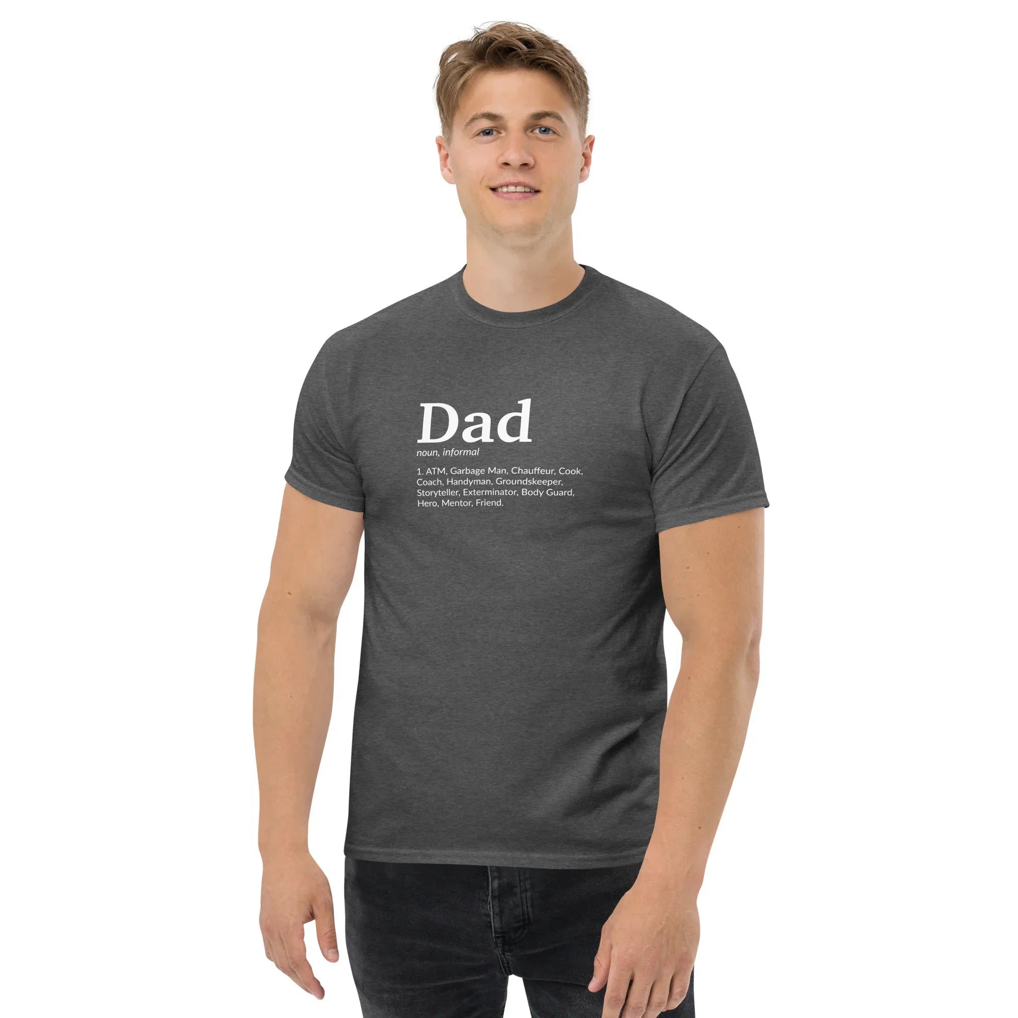 DAD DEFINITION Men's tee - Printoo Shop - - classic tee, Dad life, Father's Day, fatherhood, man, men's tee, superdad, t-shirt, tee