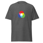 RGB CIRCLES men's t-shirt - Maroon / S - Printoo Shop - 7743944_12634