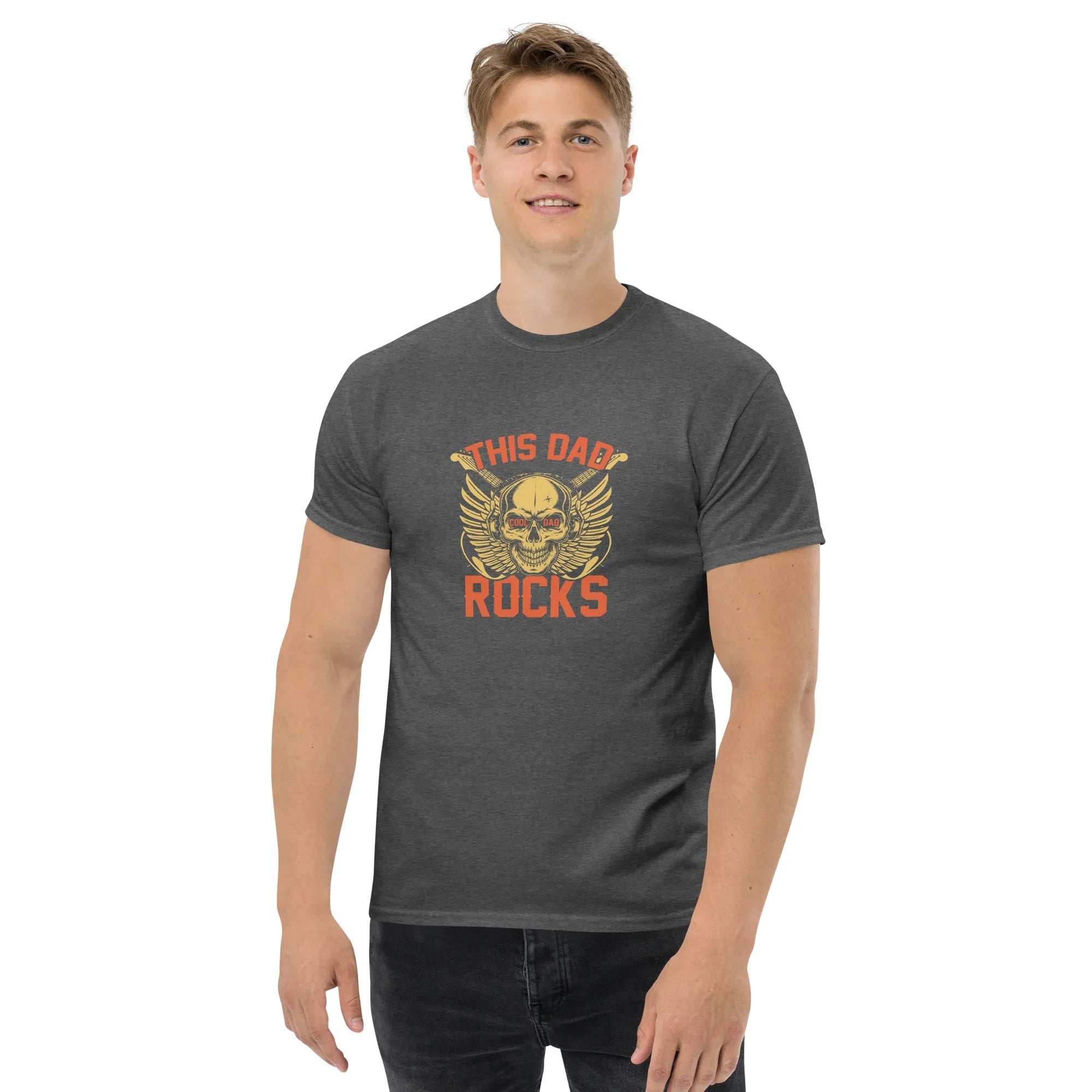 THIS DAD ROCKS men's t-shirt - Printoo Shop - - Father's Day, men's t-shirt, Men’s Classic Tee | Gildan 5000, t-shirt