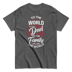 DAD'S WORLD Men's tee - - Dad t-shirts - Printoo Shop