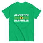 GRADUATION IS HAPPINESS men's t-shirt - - Graduation shirts - Printoo Shop