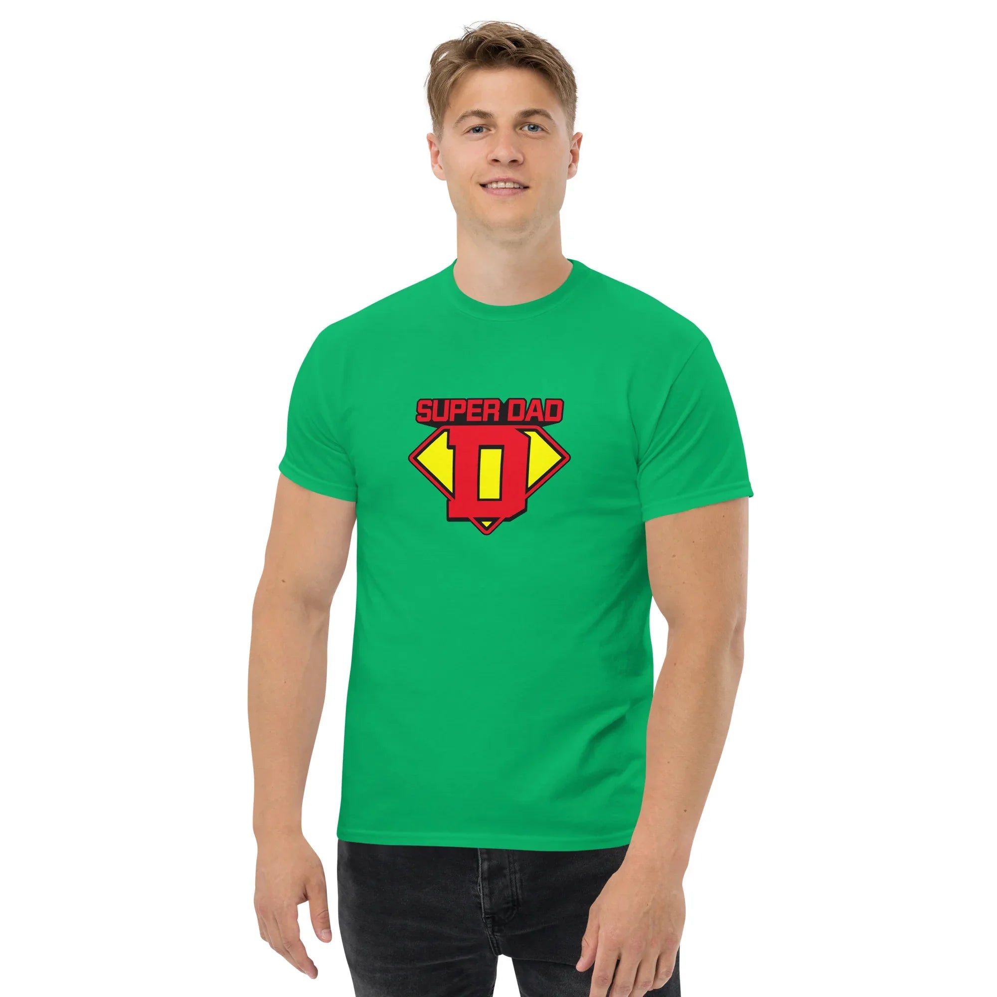 SUPER DAD Men's tee - Printoo Shop - - everyday hero, Father's Day, fatherhood, men's tee, regular fit, streetwear, superdad, t-shirt, tee