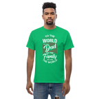 DAD'S WORLD Men's tee - - Dad t-shirts - Printoo Shop