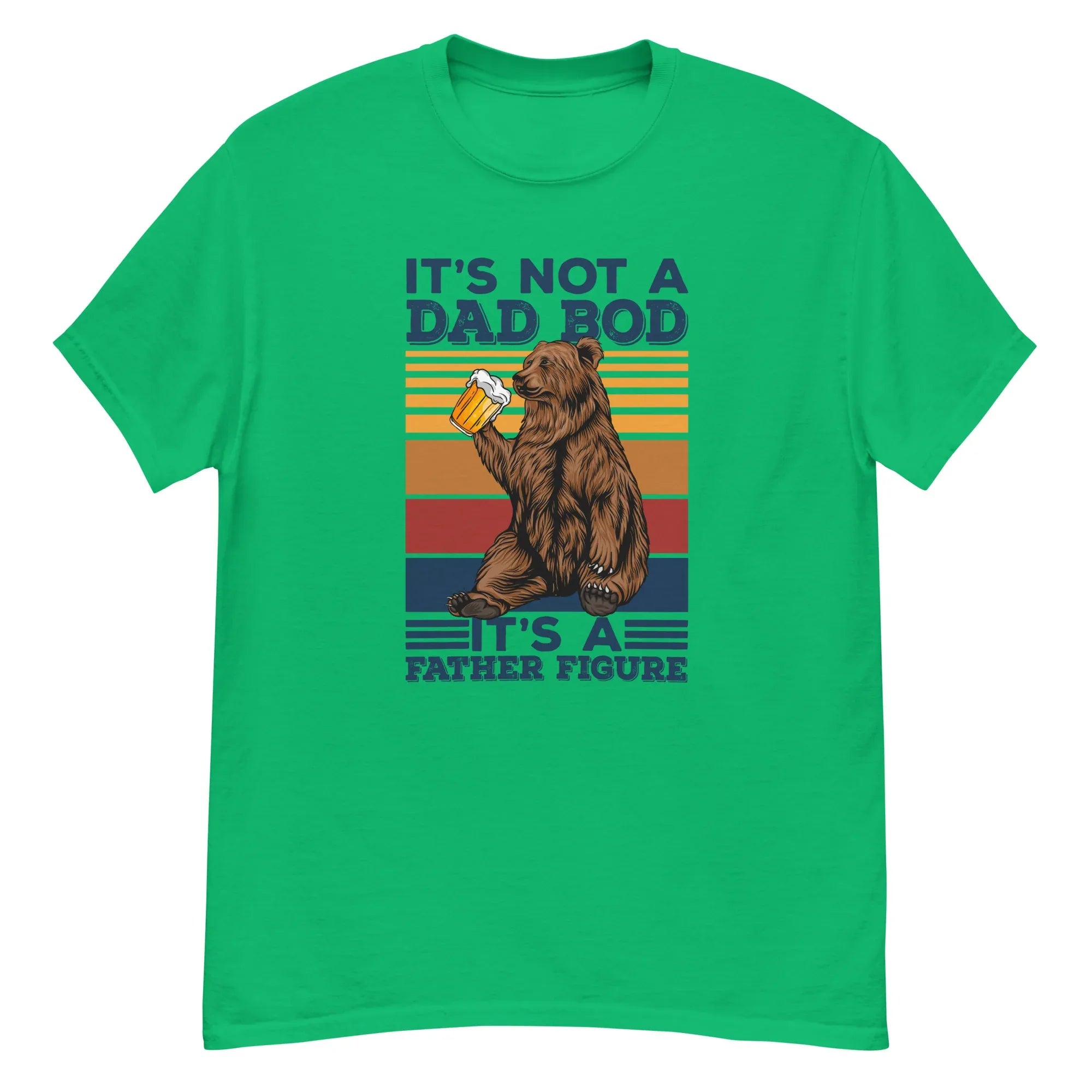 FATHER FIGURE DAD BOD men's t-shirt - Irish Green / S - Printoo Shop - 1188023_15855