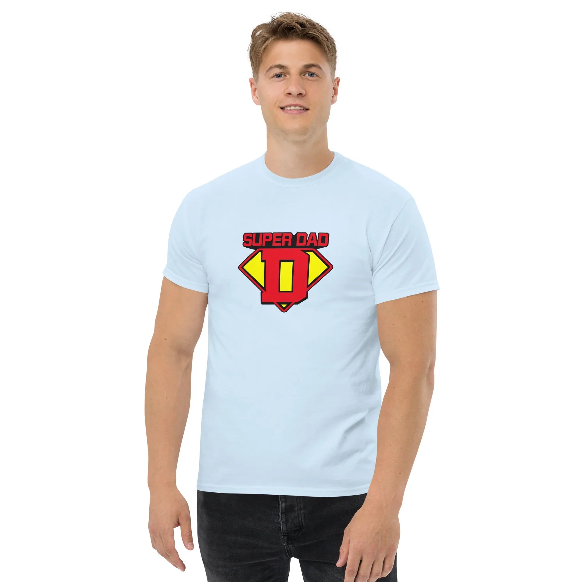 SUPER DAD Men's tee - Printoo Shop - - everyday hero, Father's Day, fatherhood, men's tee, regular fit, streetwear, superdad, t-shirt, tee