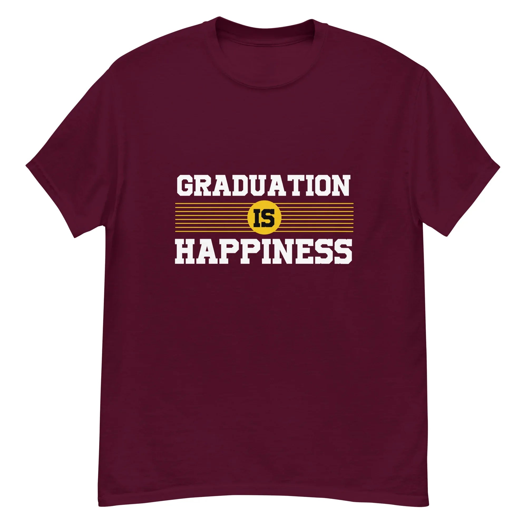 GRADUATION IS HAPPINESS men's t-shirt - - Graduation shirts - Printoo Shop
