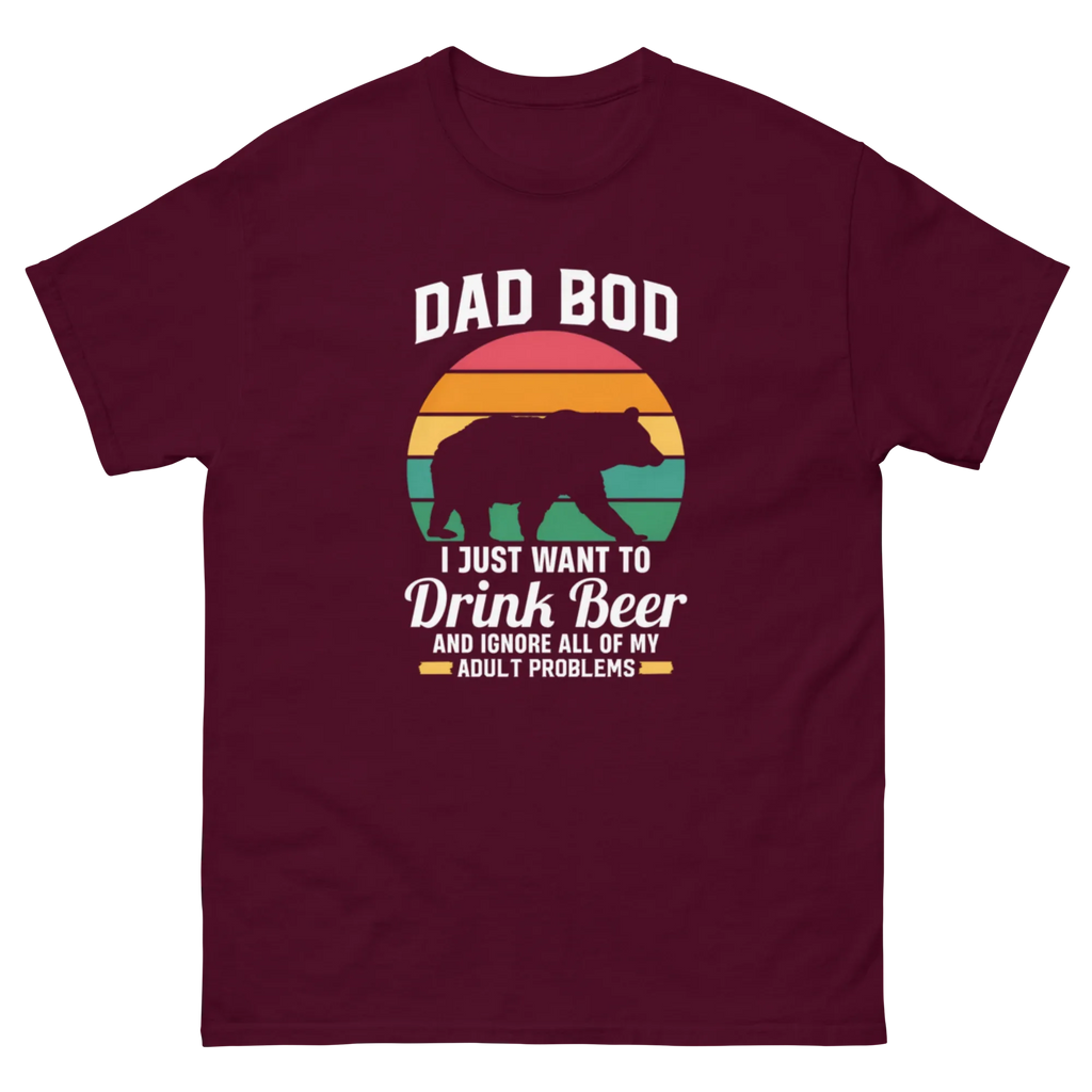 DAD BOD men's t-shirt - - Dad t-shirts - Printoo Shop