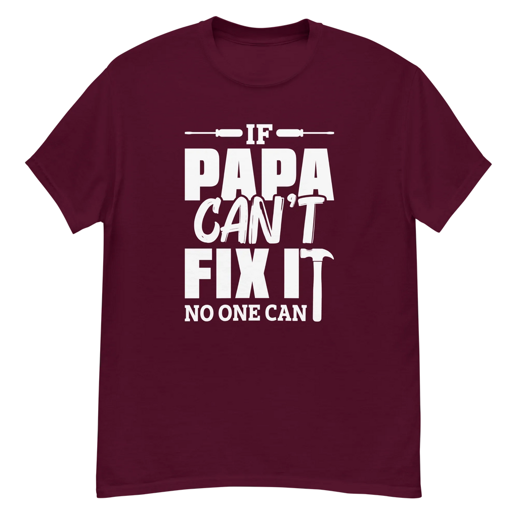 PAPA'S FIX IT men's t-shirt - - Dad t-shirts - Printoo Shop