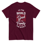 DAD'S WORLD Men's tee - - Dad t-shirts - Printoo Shop