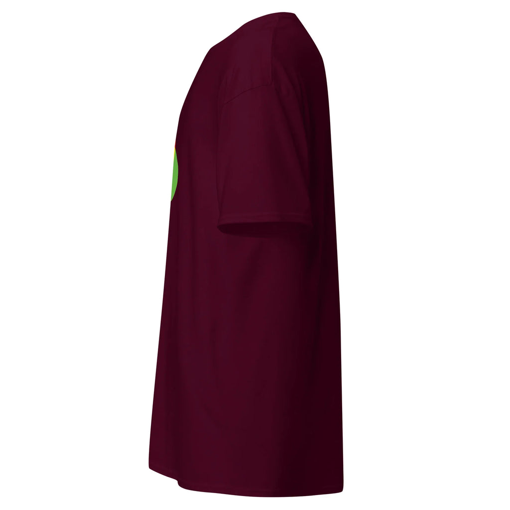 RGB CIRCLES men's t-shirt - Maroon / S - Printoo Shop - 7743944_12634