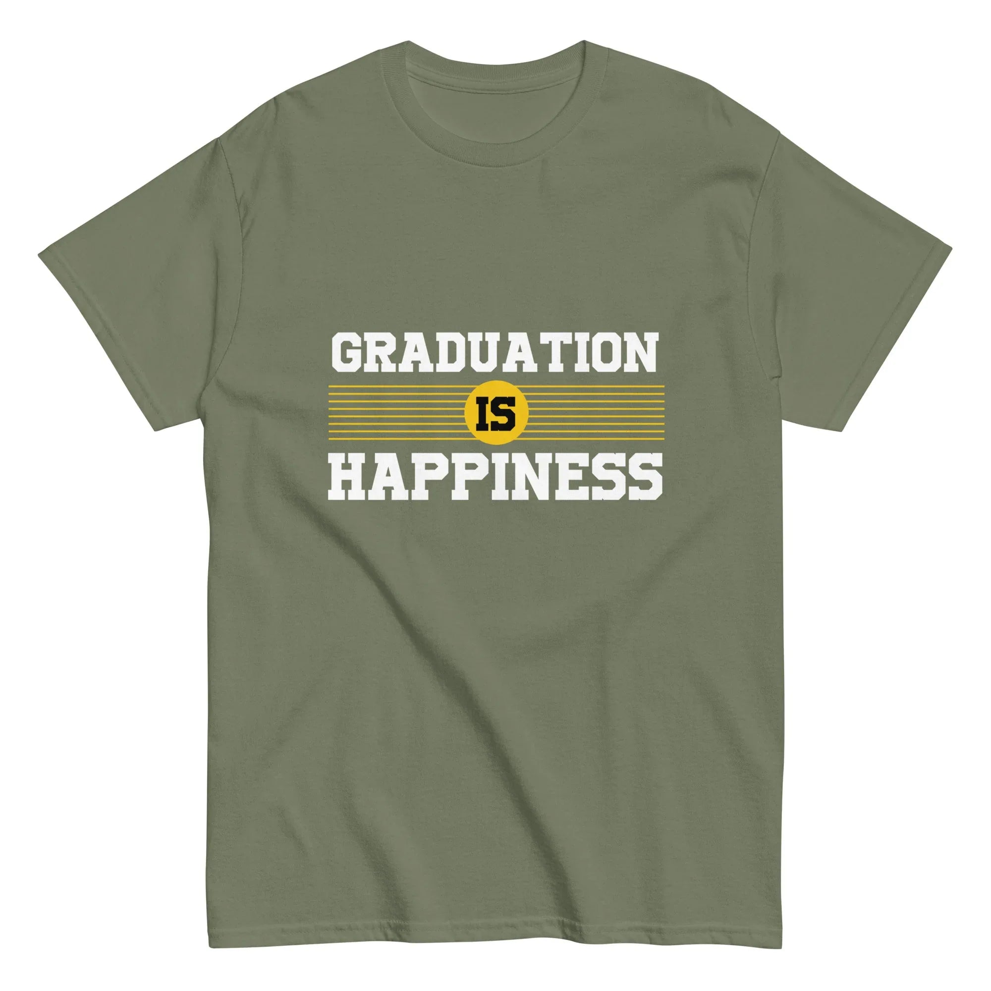 GRADUATION IS HAPPINESS men's t-shirt - - Graduation shirts - Printoo Shop