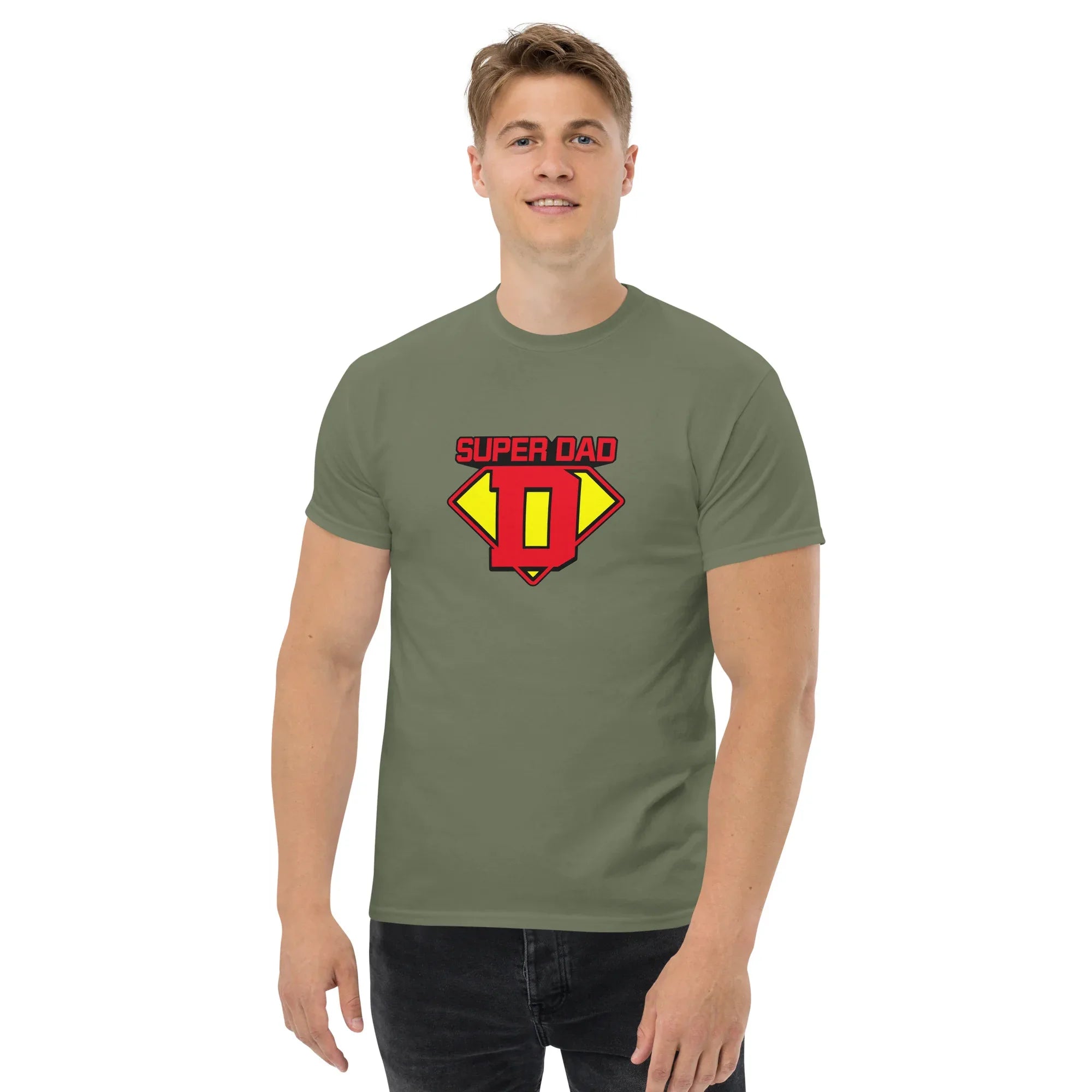 SUPER DAD Men's tee - Printoo Shop - - everyday hero, Father's Day, fatherhood, men's tee, regular fit, streetwear, superdad, t-shirt, tee
