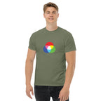 RGB CIRCLES men's t-shirt - Maroon / S - Printoo Shop - 7743944_12634