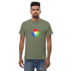 RGB CIRCLES men's t-shirt - Maroon / S - Printoo Shop - 7743944_12634
