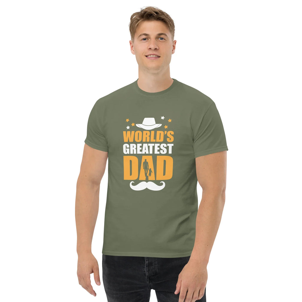 GRE ATEST DAD men's t-shirt - - - Printoo Shop