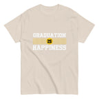 GRADUATION IS HAPPINESS men's t-shirt - - Graduation shirts - Printoo Shop