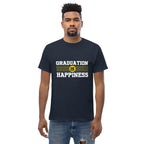 GRADUATION IS HAPPINESS men's t-shirt - - Graduation shirts - Printoo Shop