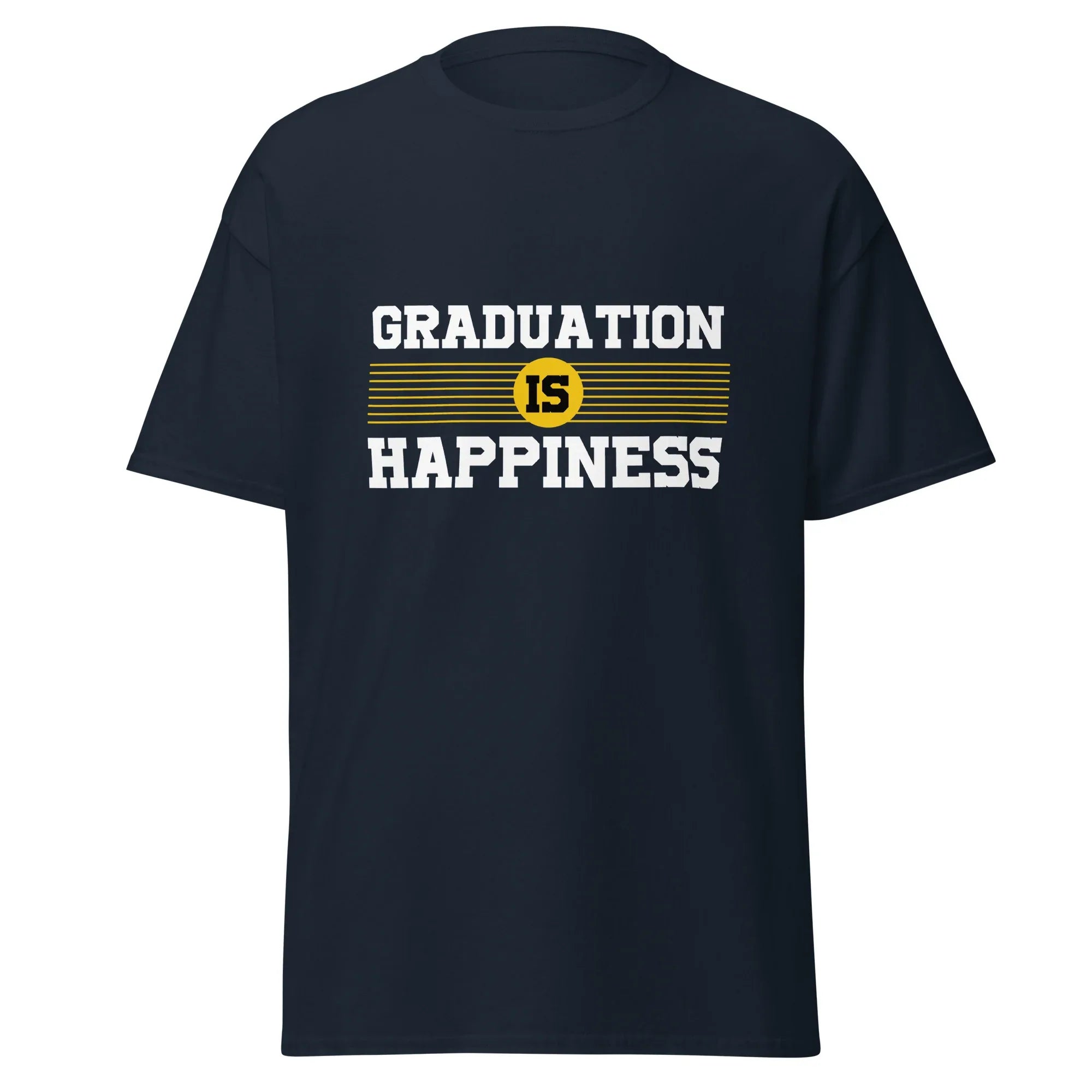 GRADUATION IS HAPPINESS men's t-shirt - - Graduation shirts - Printoo Shop