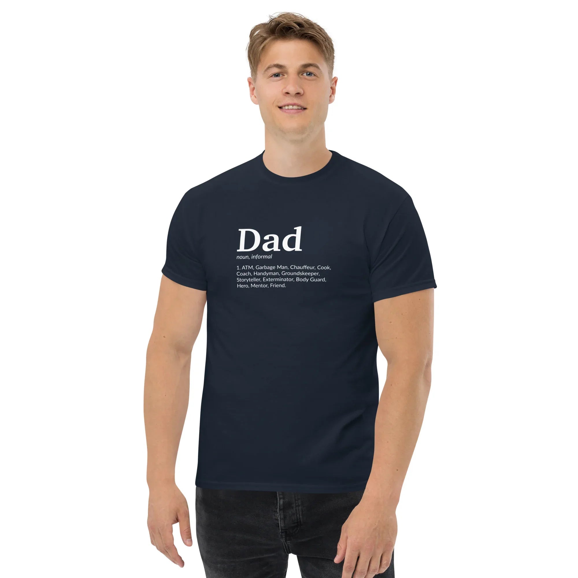 DAD DEFINITION Men's tee - Printoo Shop - - classic tee, Dad life, Father's Day, fatherhood, man, men's tee, superdad, t-shirt, tee