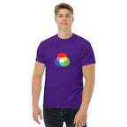 RGB CIRCLES men's t-shirt - Maroon / S - Printoo Shop - 7743944_12634