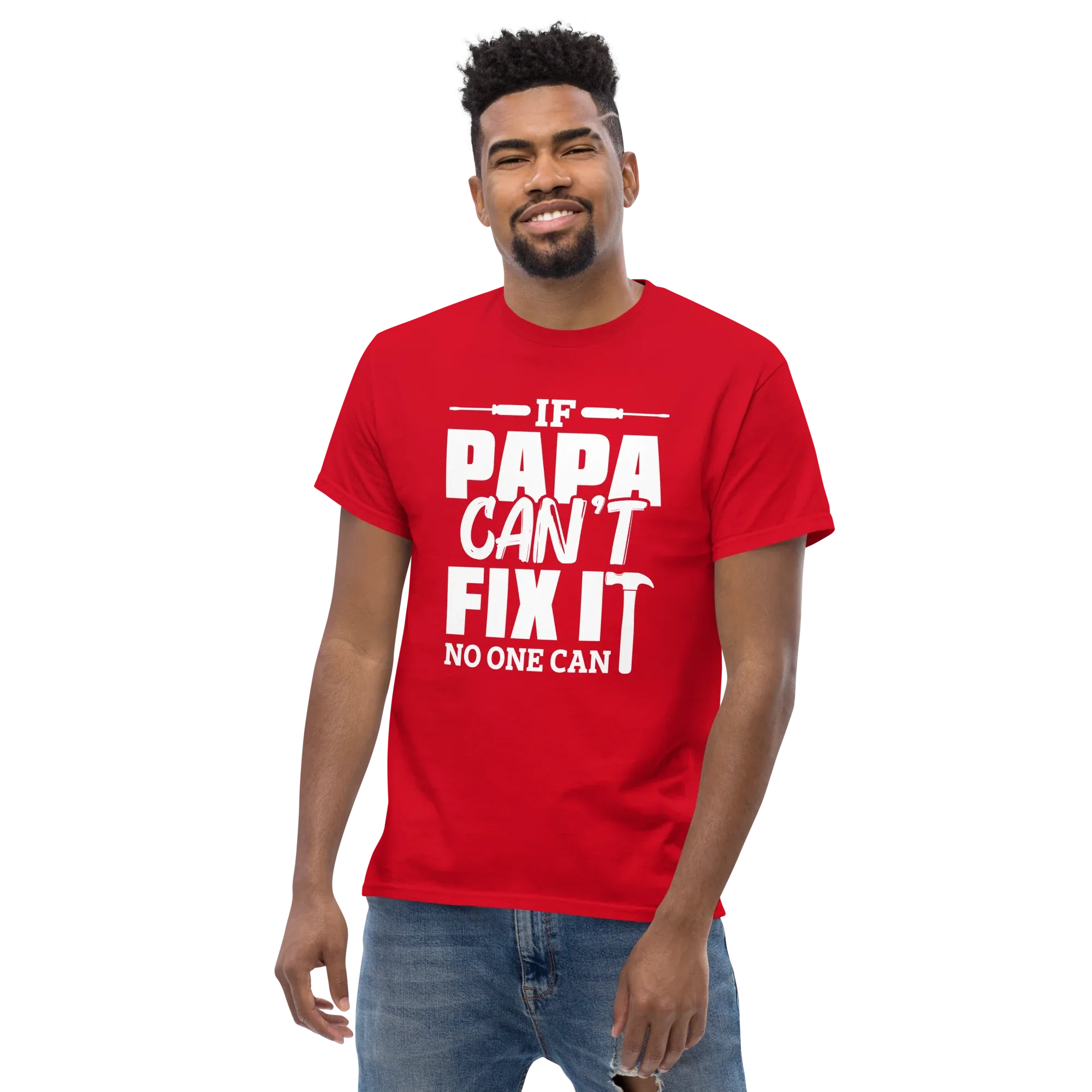 PAPA'S FIX IT men's t-shirt - - Dad t-shirts - Printoo Shop