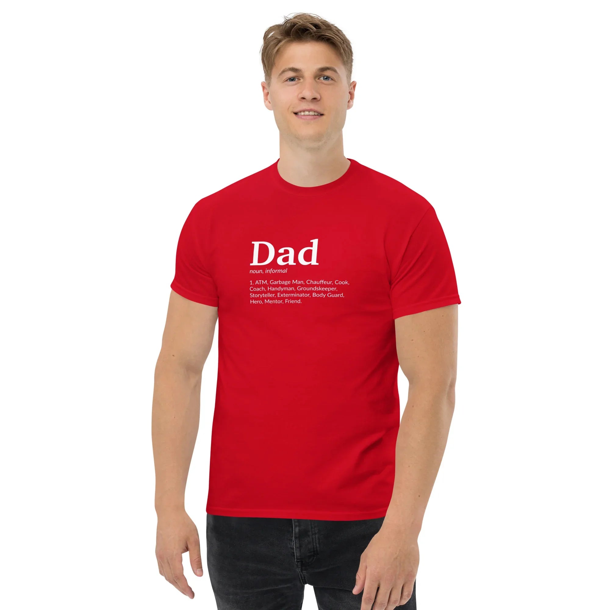 DAD DEFINITION Men's tee - Printoo Shop - - classic tee, Dad life, Father's Day, fatherhood, man, men's tee, superdad, t-shirt, tee