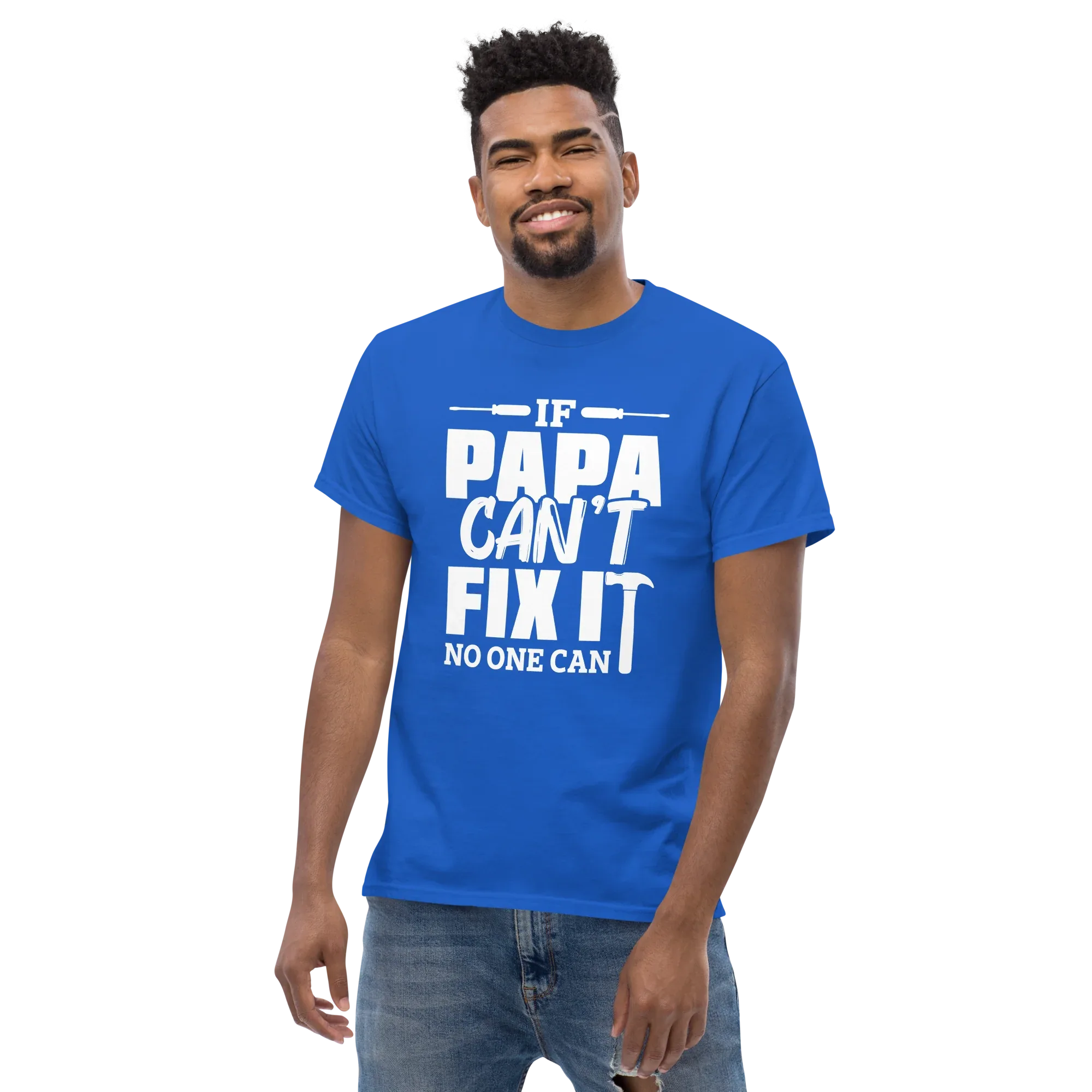 PAPA'S FIX IT men's t-shirt - - Dad t-shirts - Printoo Shop