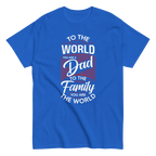 DAD'S WORLD Men's tee - - Dad t-shirts - Printoo Shop